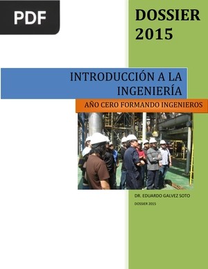 Portada de Introducción A La Ingeniería Autor Eduardo Galvez Soto